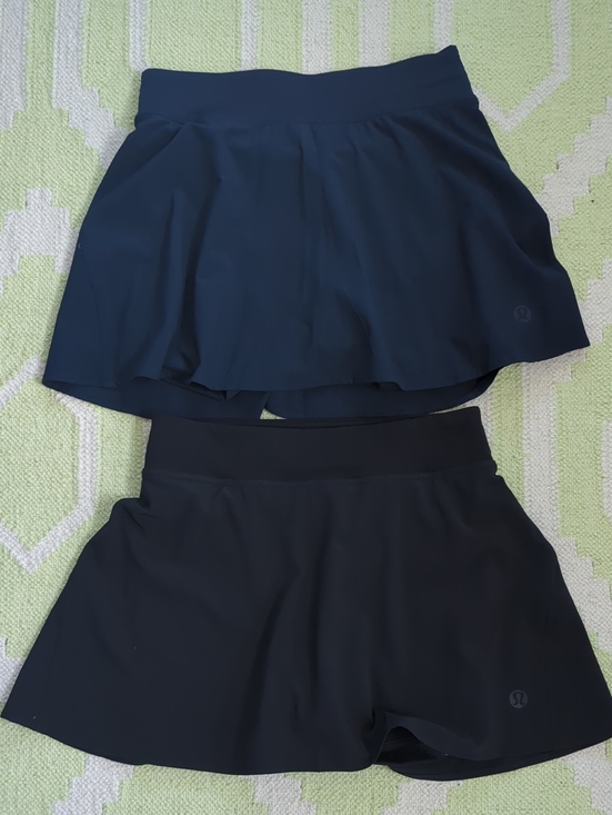 lululemon athletica Pants - lululemon athletica Navy and Black Women’s Athletic Skorts (2)